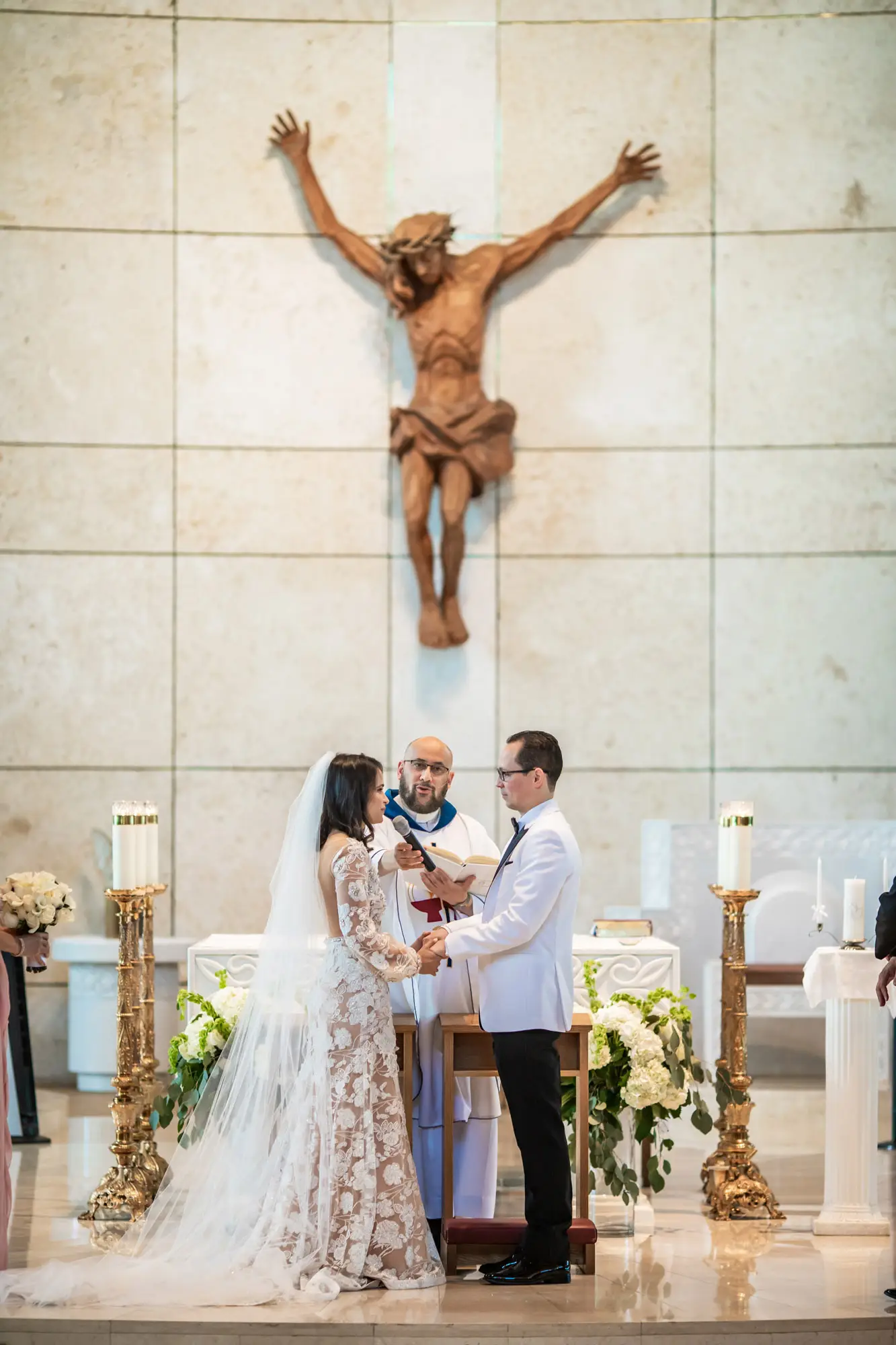 Cultural wedding ceremony detail — traditional attire and ritual moment at a South Florida fusion wedding by Boogietek Photo+Cinema