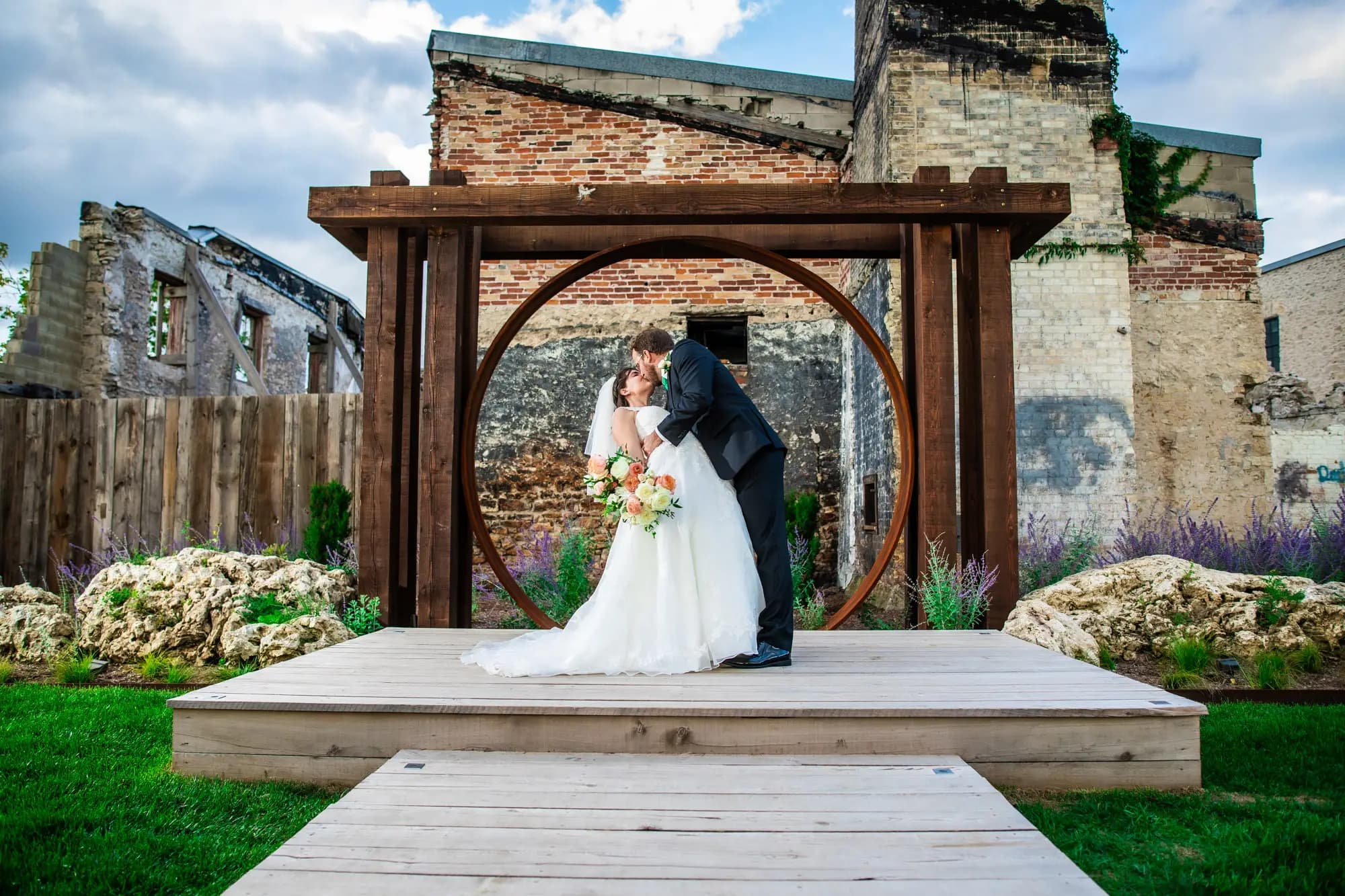 Wedding reception at South Florida stone venue photographed by Boogietek Photo+Cinema
