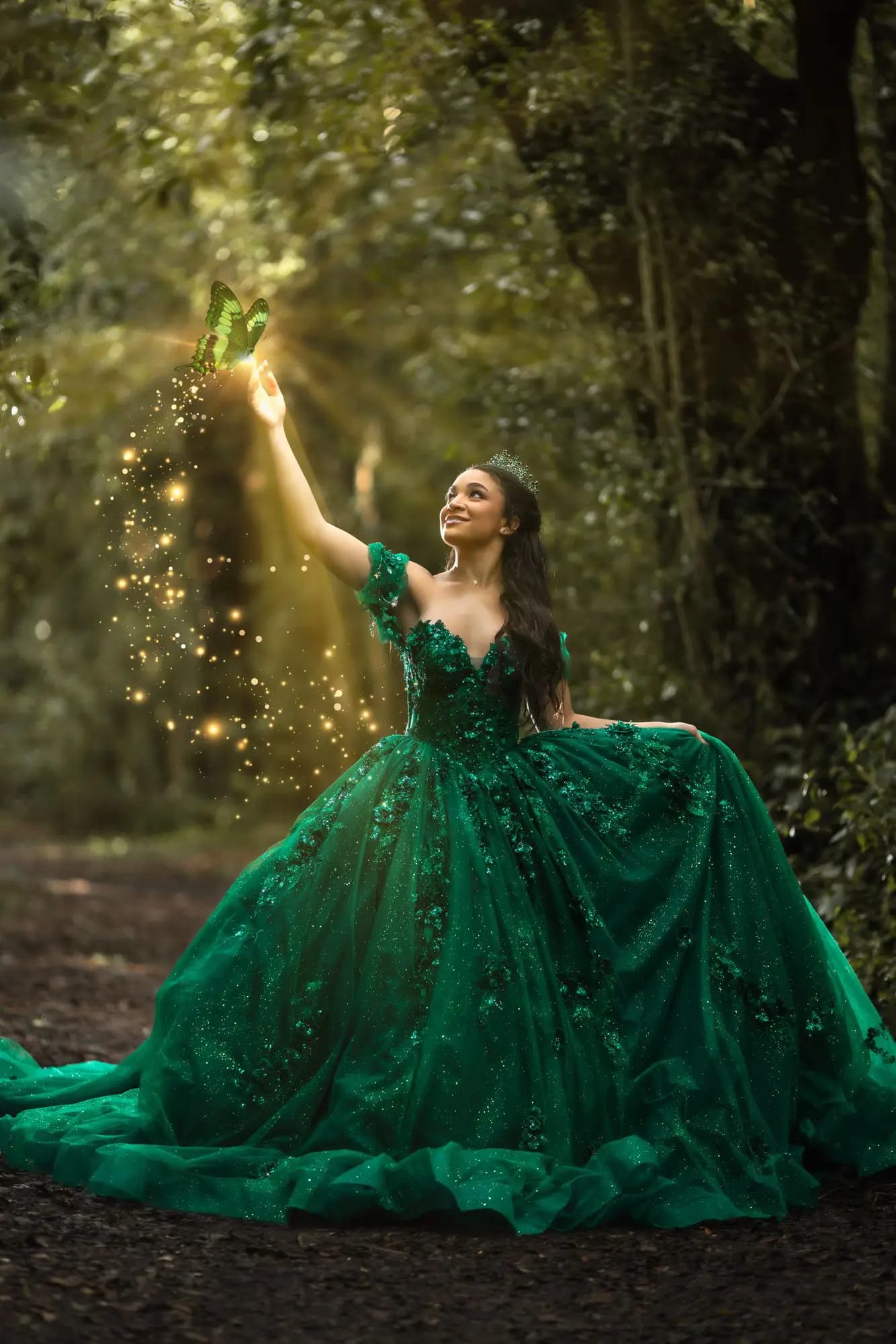 Quinceañera portrait by Boogietek Photo+Cinema